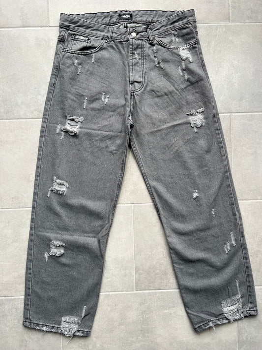 Jeans Baggy Ripped Grey